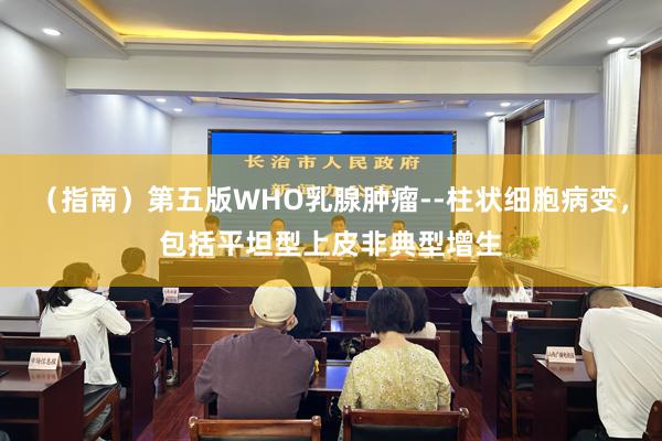 （指南）第五版WHO乳腺肿瘤--柱状细胞病变，包括平坦型上皮非典型增生