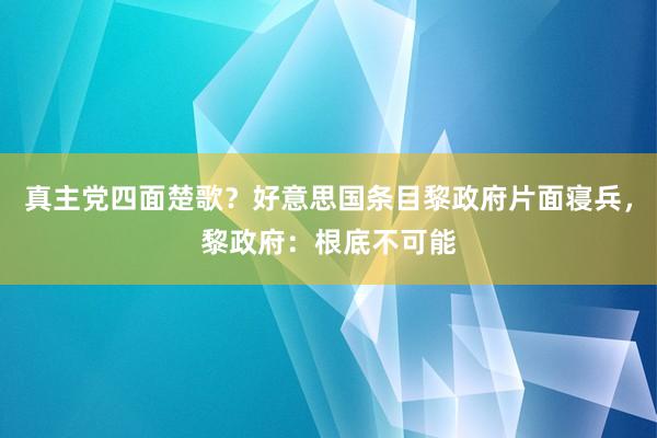 真主党四面楚歌？好意思国条目黎政府片面寝兵，黎政府：根底不可能